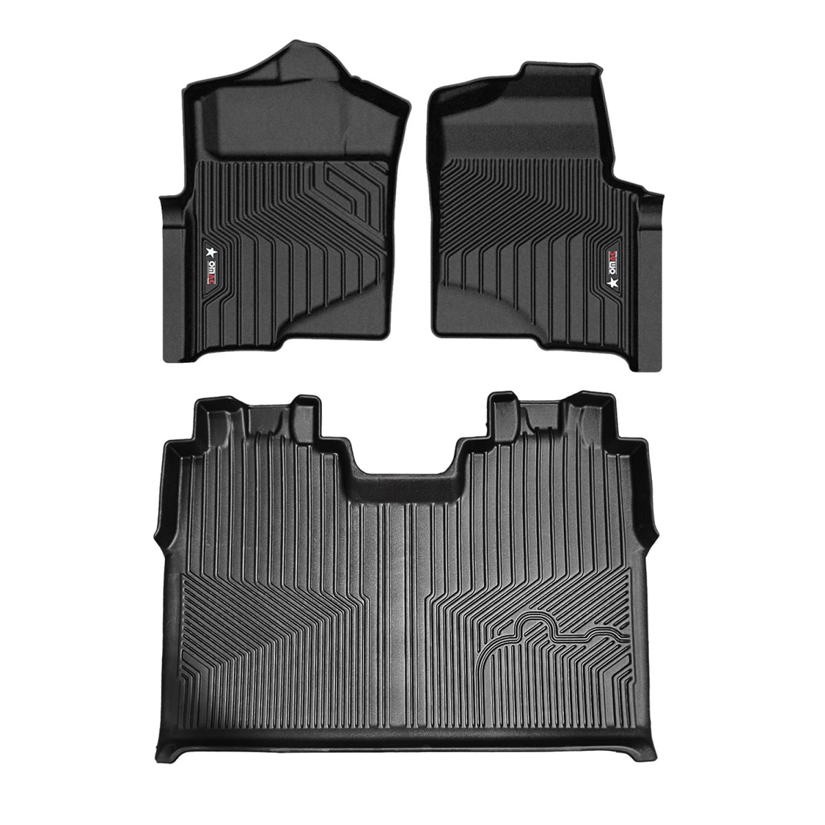 Ford F-150 Floor Mats - Front + Rear - Omac - Texan - '10-'14 Ford F-150 Floor Mats - Front + Rear - Omac - Texan - '10-'14
